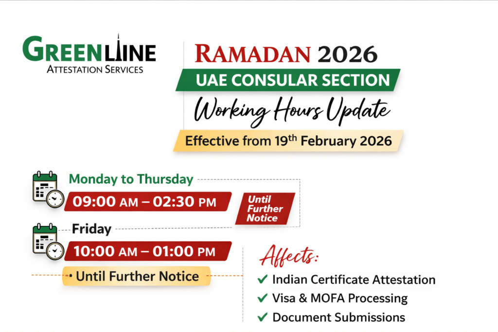 Ramadan 2026 UAE Consular Working Hours Update