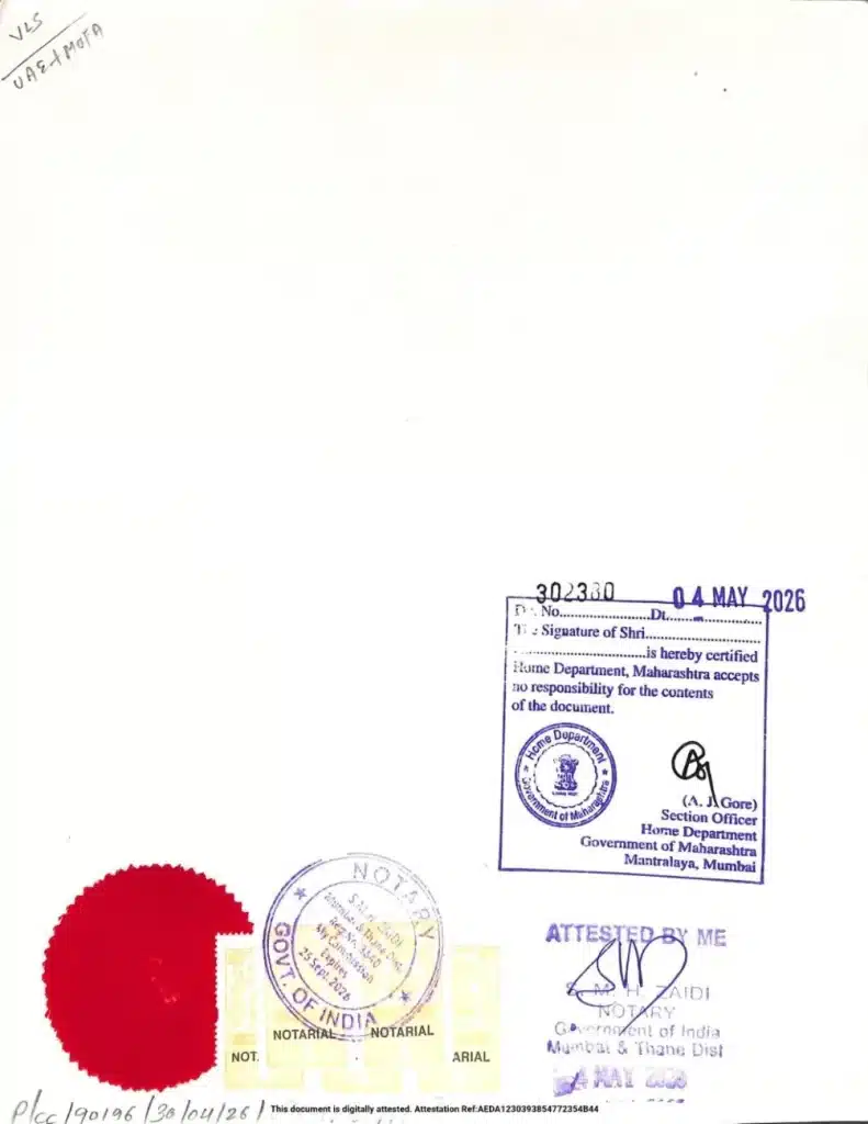 MOFA Attestation in dubai for marriage certificate