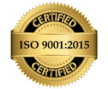 ISO 9001:2015 Certified Company