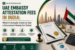 UAE Embassy Attestation Fees in India: What It Actually Costs to Get a Document Ready for Dubai