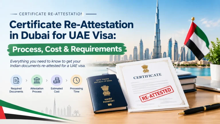 Certificate Re-Attestation in Dubai for UAE Visa